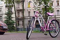 DAMSKI ROWER MIEJSKI RIDE B-CYCLE B12 PINK CRUISER 26- kliknij aby zobacze szczegy