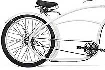 Rower Basman Regular 7 Speed Jeweled White 26 - Project 346 strech cruiser Made in Holland - kliknij aby zobacze szczegy