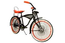 Rower KIDDO Black 20 - Project 346 dziecicy lowrider, cruiser Made in Holland - kliknij aby zobacze szczegy