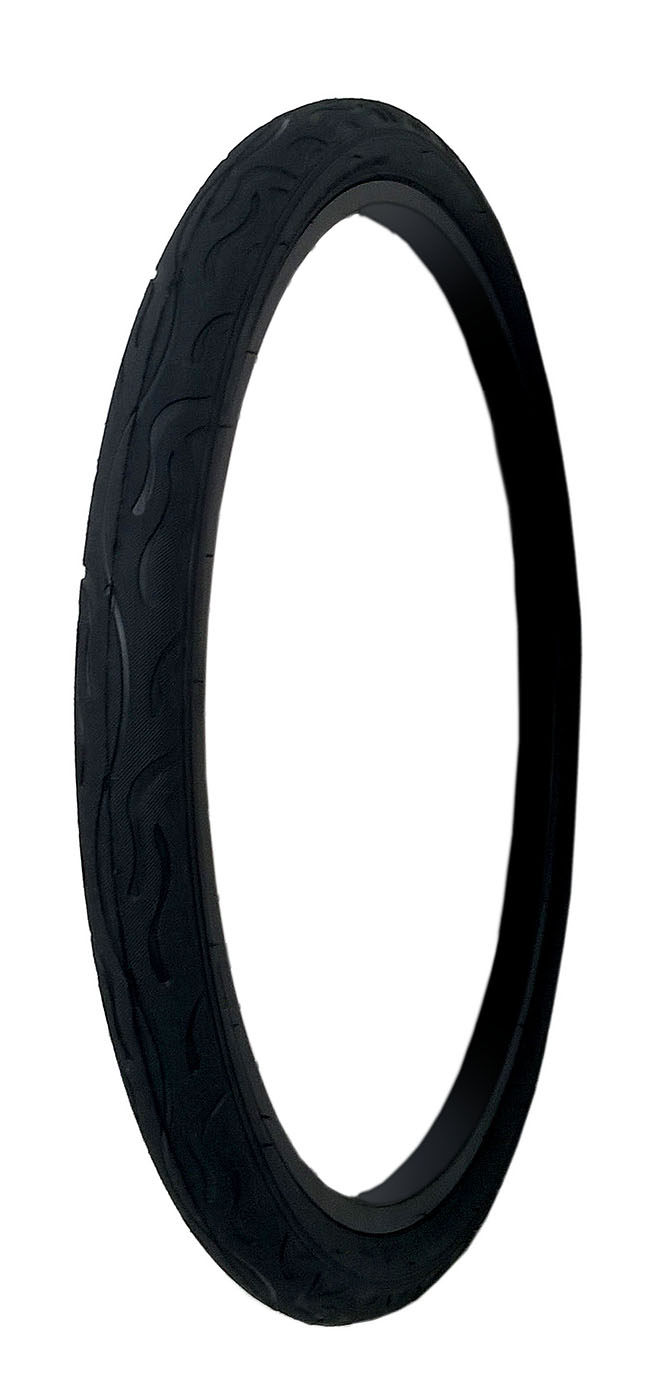 opona 26 x 2.125 54559 FLAMES ALLBLACK bieżnik płomienie czarna